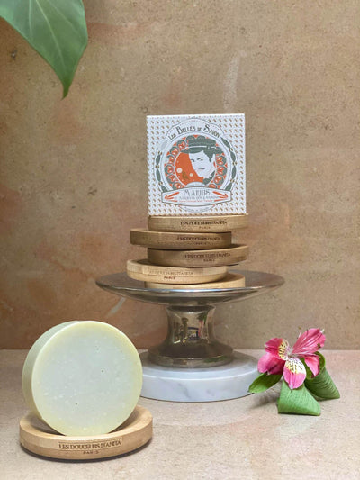 Savon Lavandin & Mandarine - Rééquilibre & Cicatrise - Toutes Peaux & Rasage - Les Douceurs d'Anita