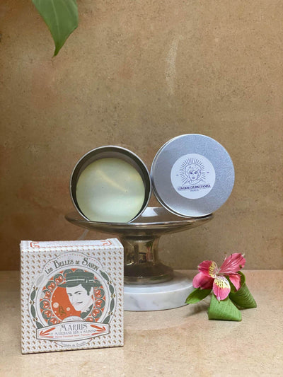 Savon Lavandin & Mandarine - Rééquilibre & Cicatrise - Toutes Peaux & Rasage - Les Douceurs d'Anita